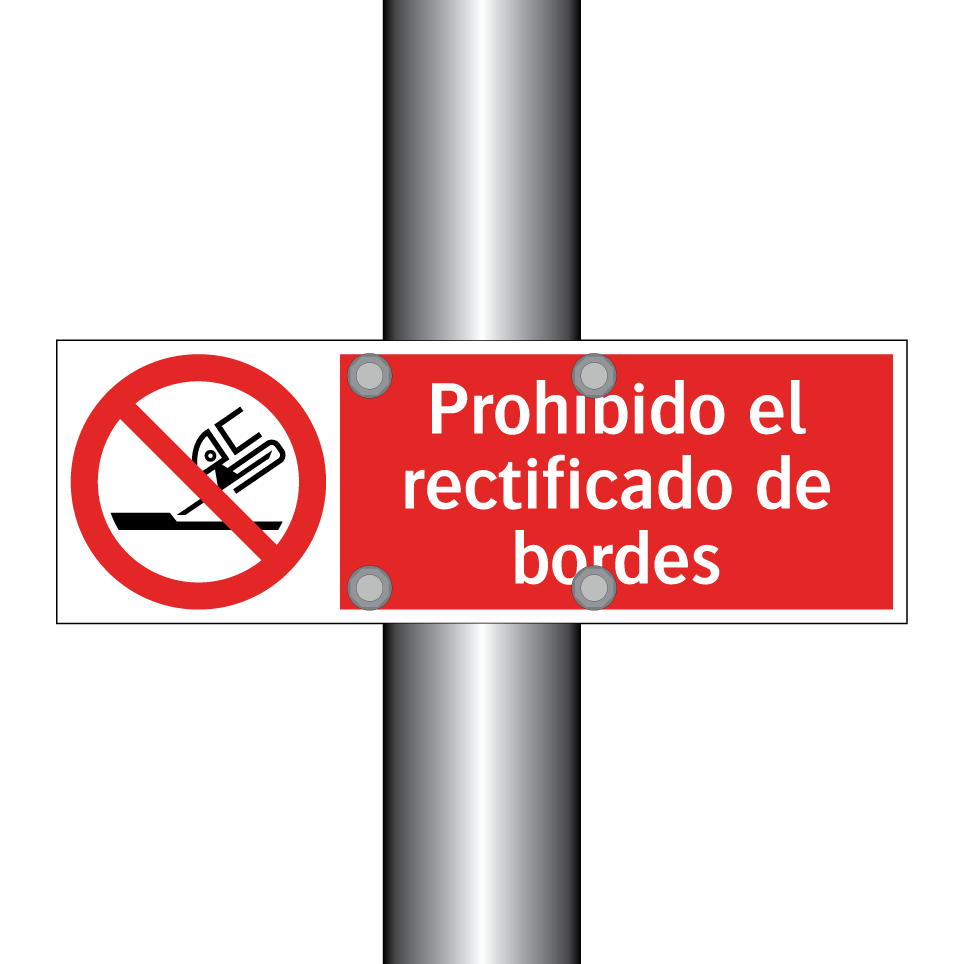 Prohibido el rectificado de bordes