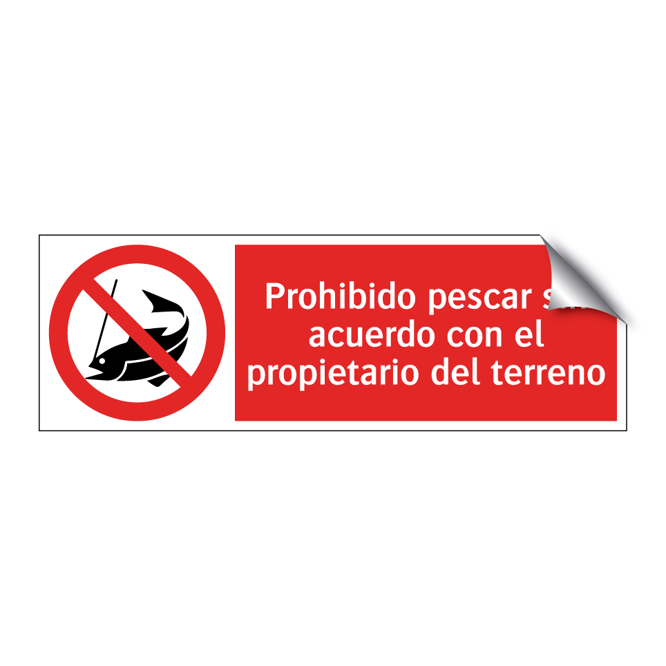 Prohibido pescar sin acuerdo con el propietario del terreno