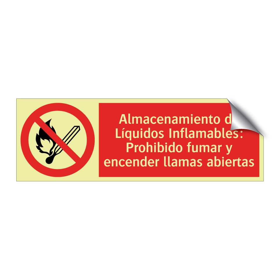 Almacenamiento de Líquidos Inflamables: Prohibido fumar y encender llamas abiertas