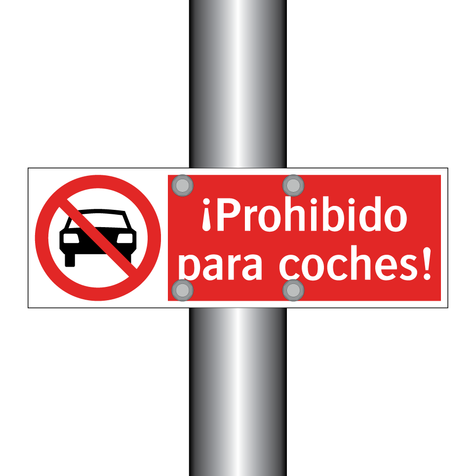 ¡Prohibido para coches!