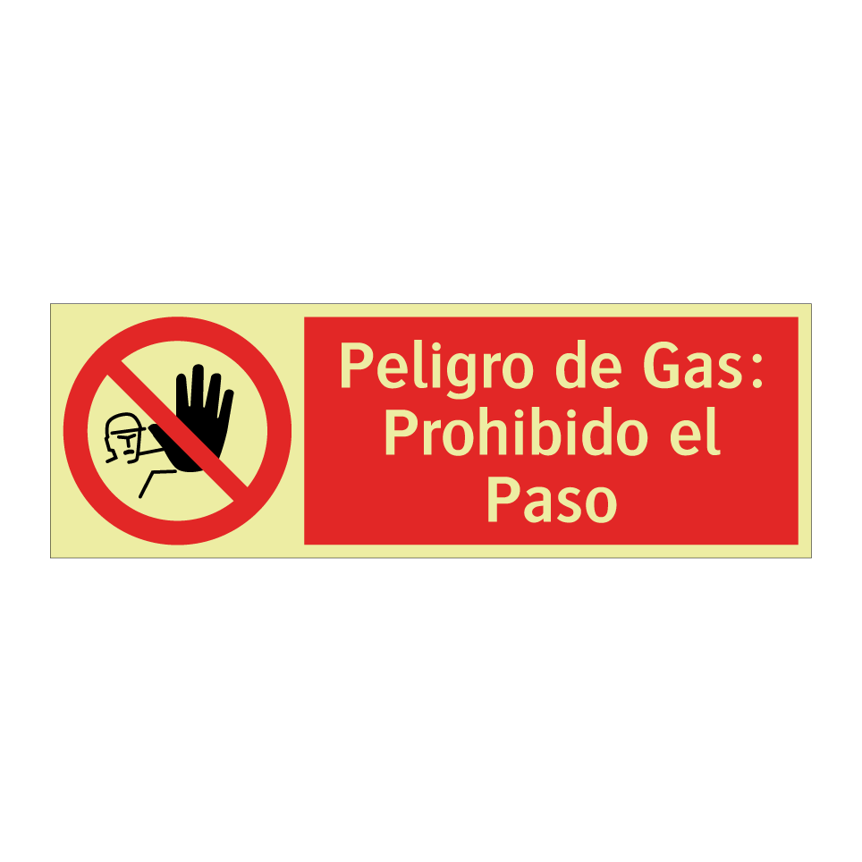 Peligro de Gas: Prohibido el Paso