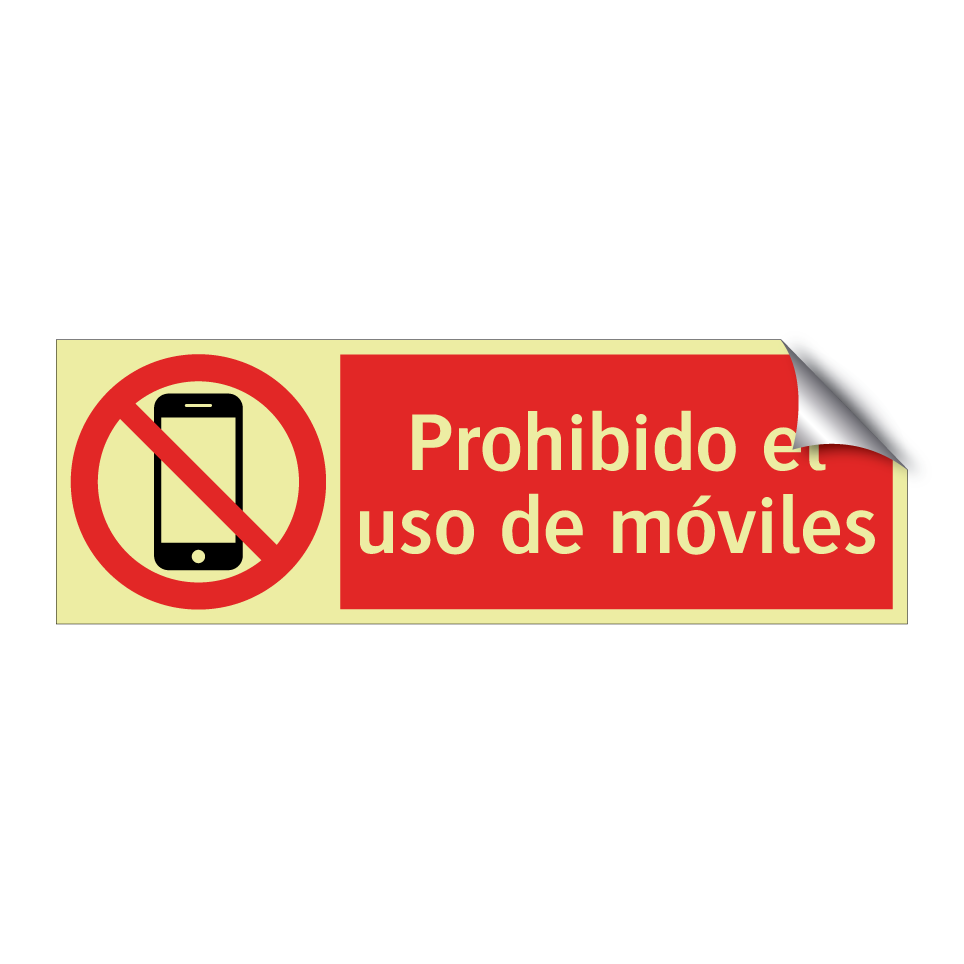 Prohibido el uso de móviles