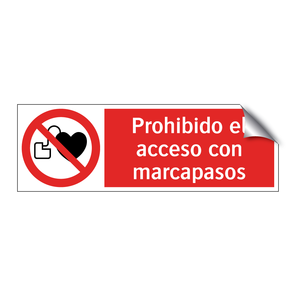 Prohibido el acceso con marcapasos