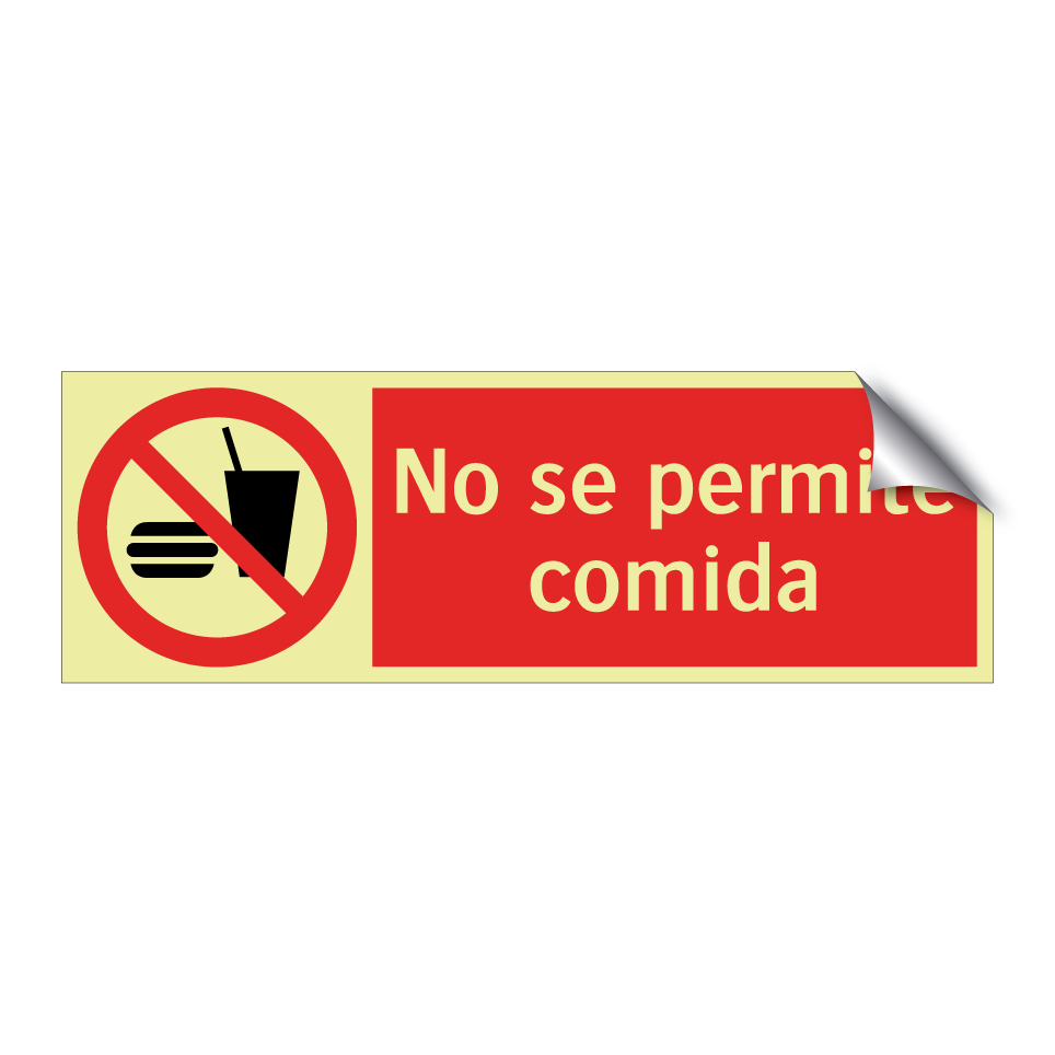 No se permite comida