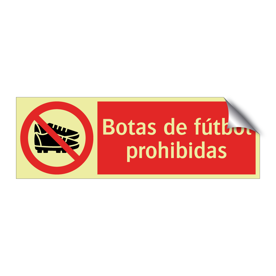 Botas de fútbol prohibidas