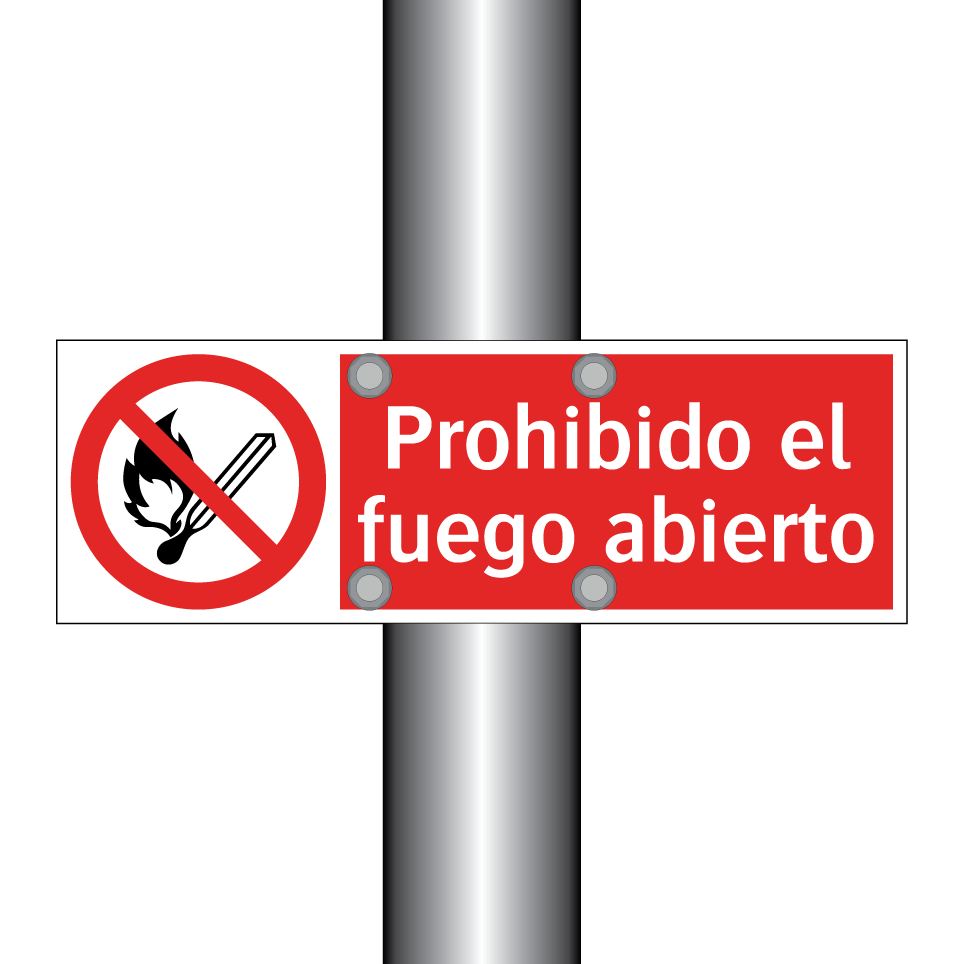 Prohibido el fuego abierto