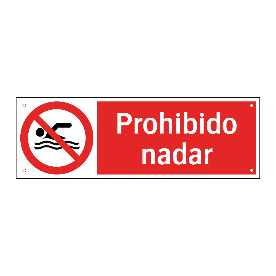 Prohibido nadar