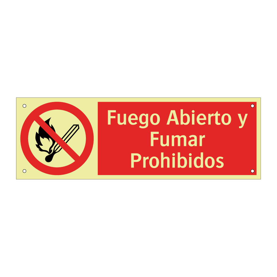 Fuego Abierto y Fumar Prohibidos