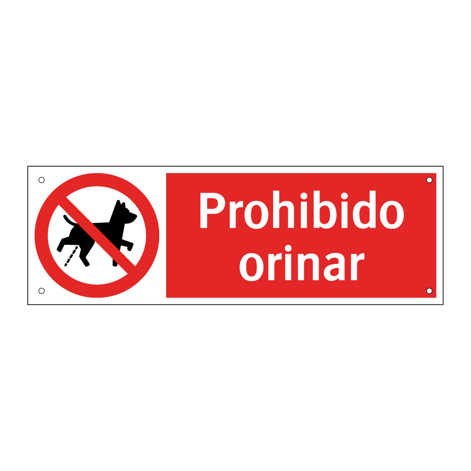 Prohibido orinar