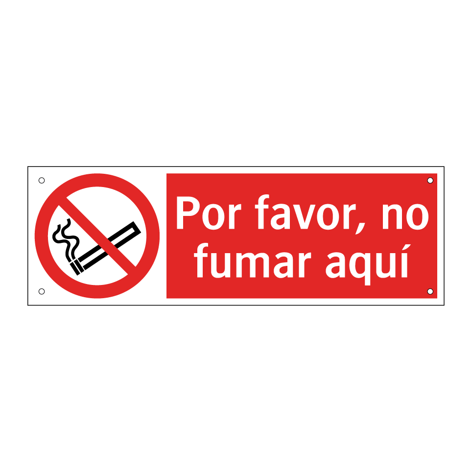 Por favor, no fumar aquí