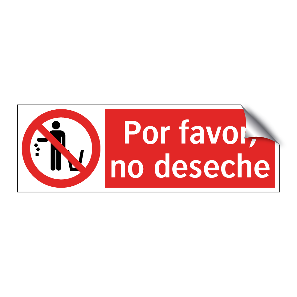 Por favor, no deseche