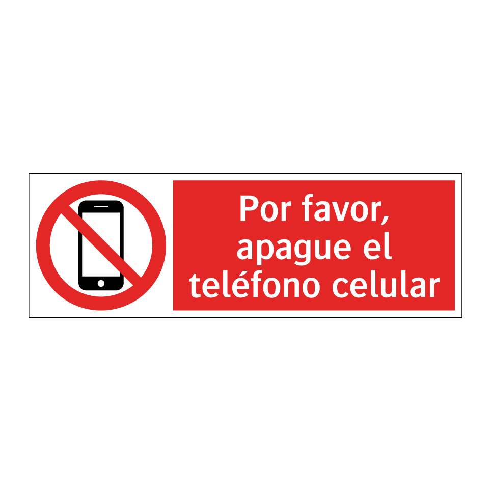 Por favor, apague el teléfono celular