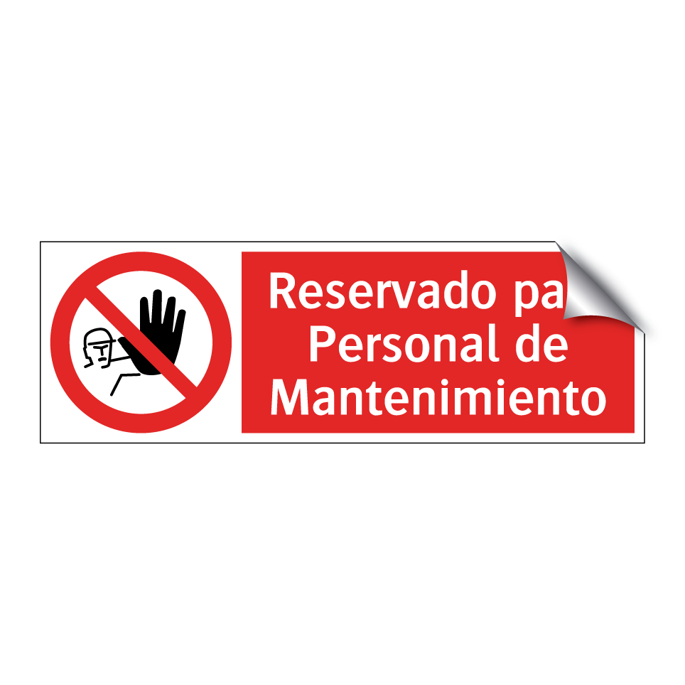 Reservado para Personal de Mantenimiento
