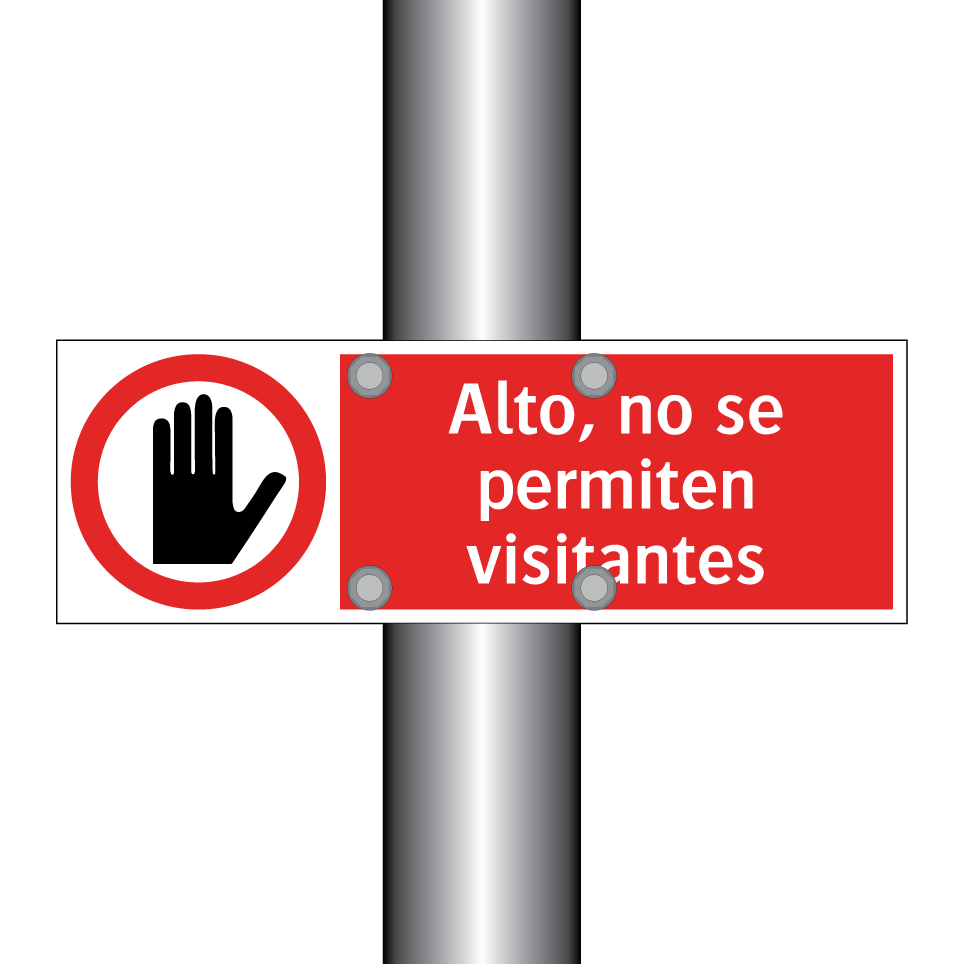 Alto, no se permiten visitantes