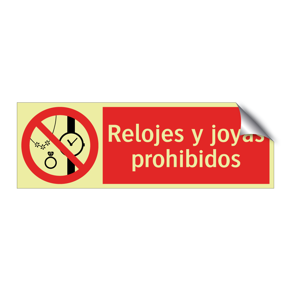 Relojes y joyas prohibidos