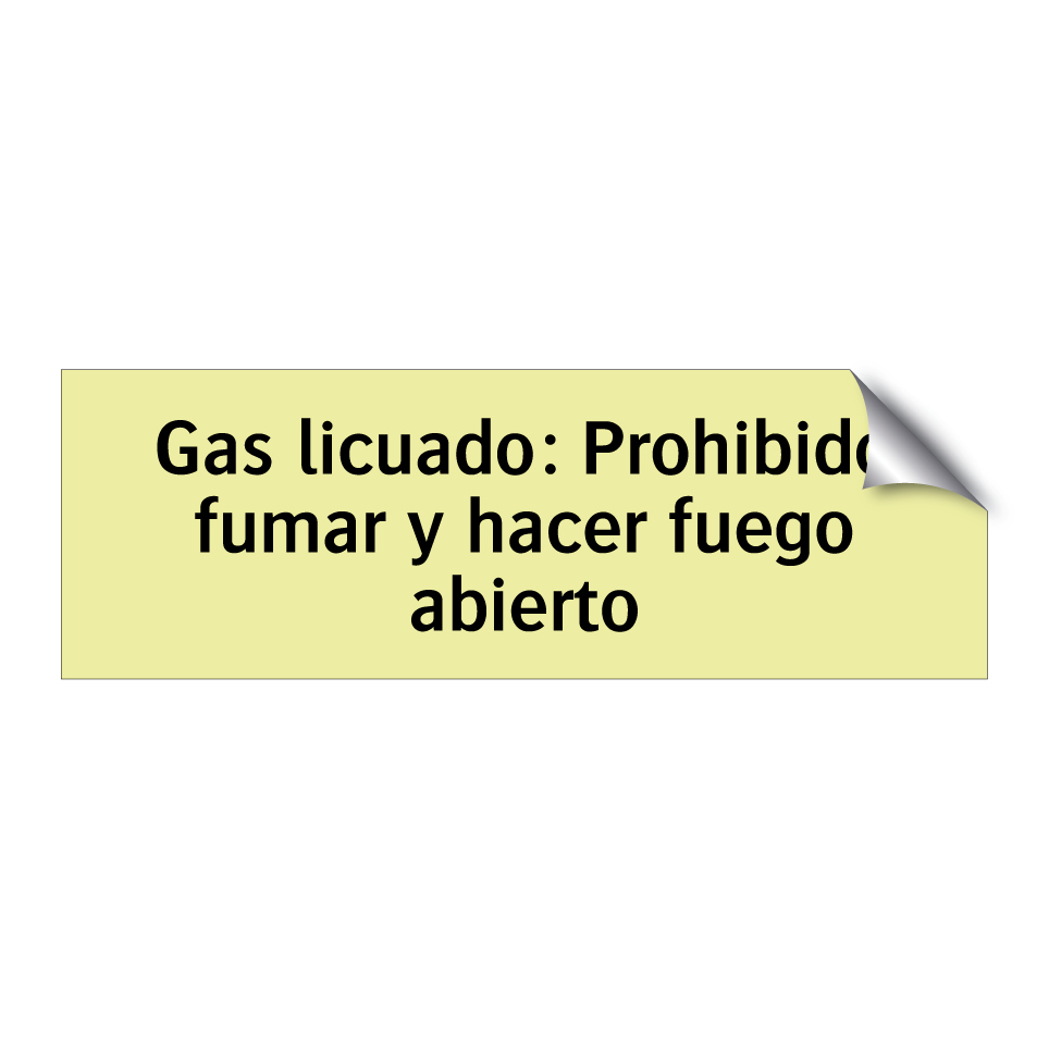 Gas licuado: Prohibido fumar y hacer fuego abierto