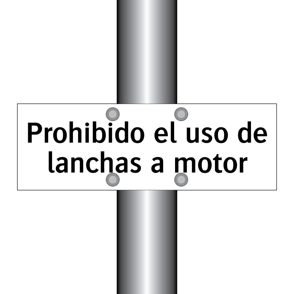 Prohibido el uso de lanchas a motor