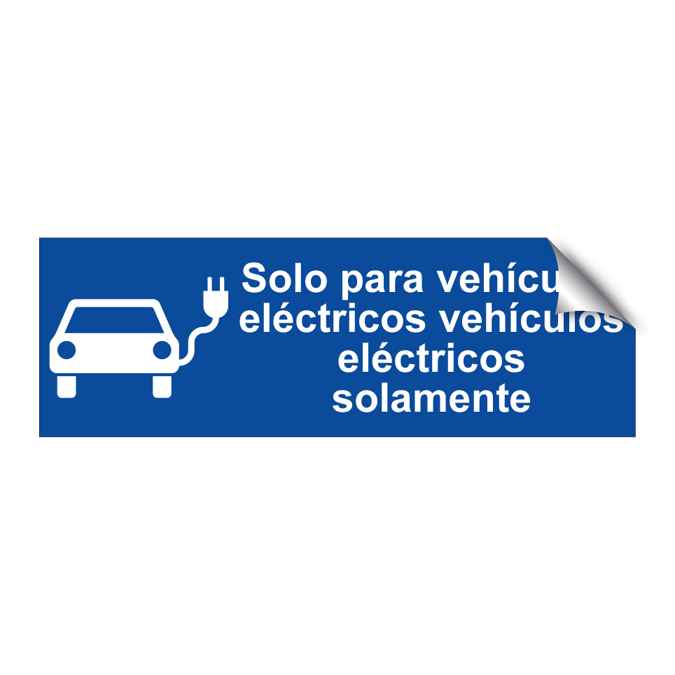 Solo para vehículos eléctricos vehículos eléctricos solamente