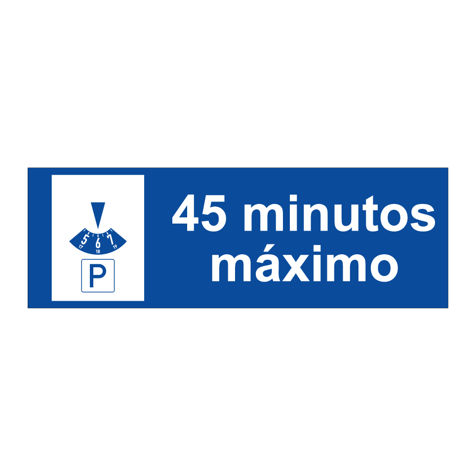45 minutos máximo