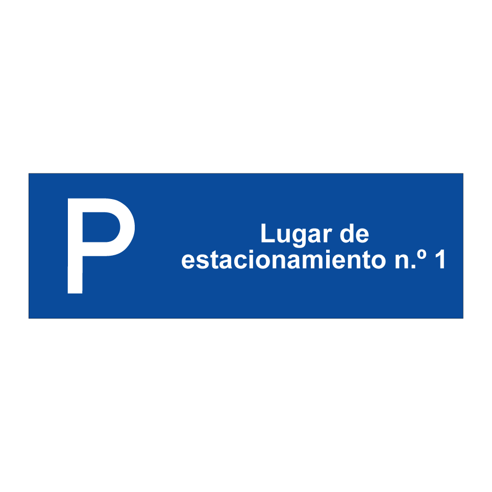 Lugar de estacionamiento No. 1