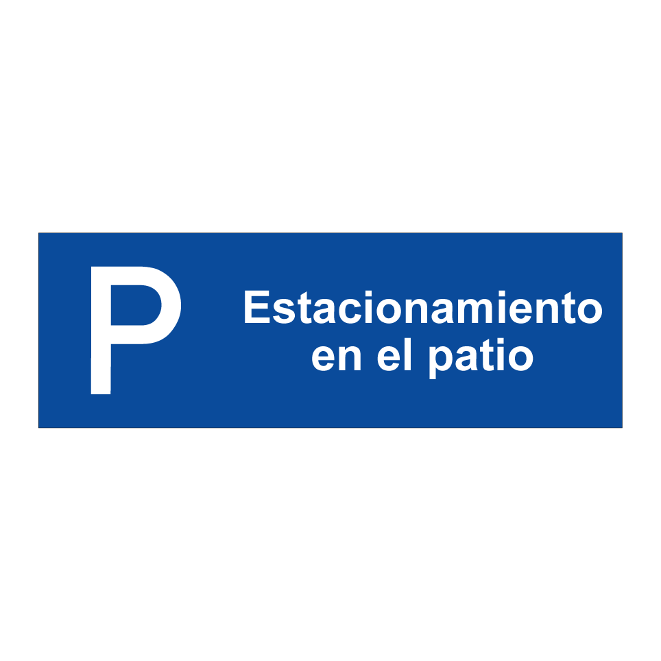 Estacionamiento en el patio