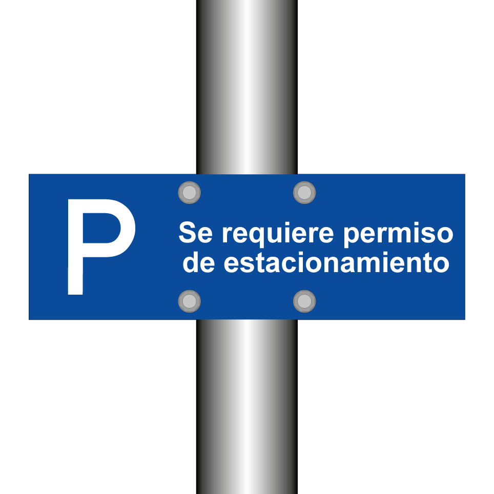 Se requiere permiso de estacionamiento