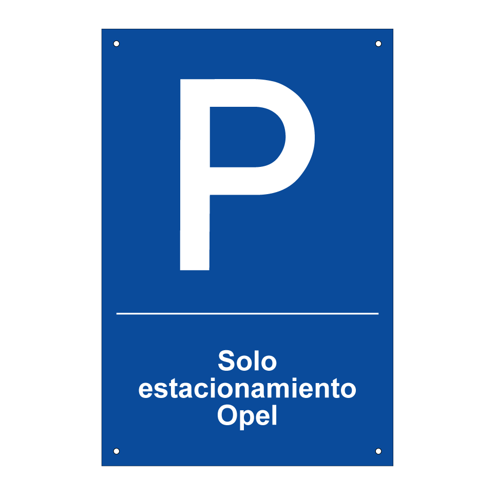 Solo estacionamiento Opel
