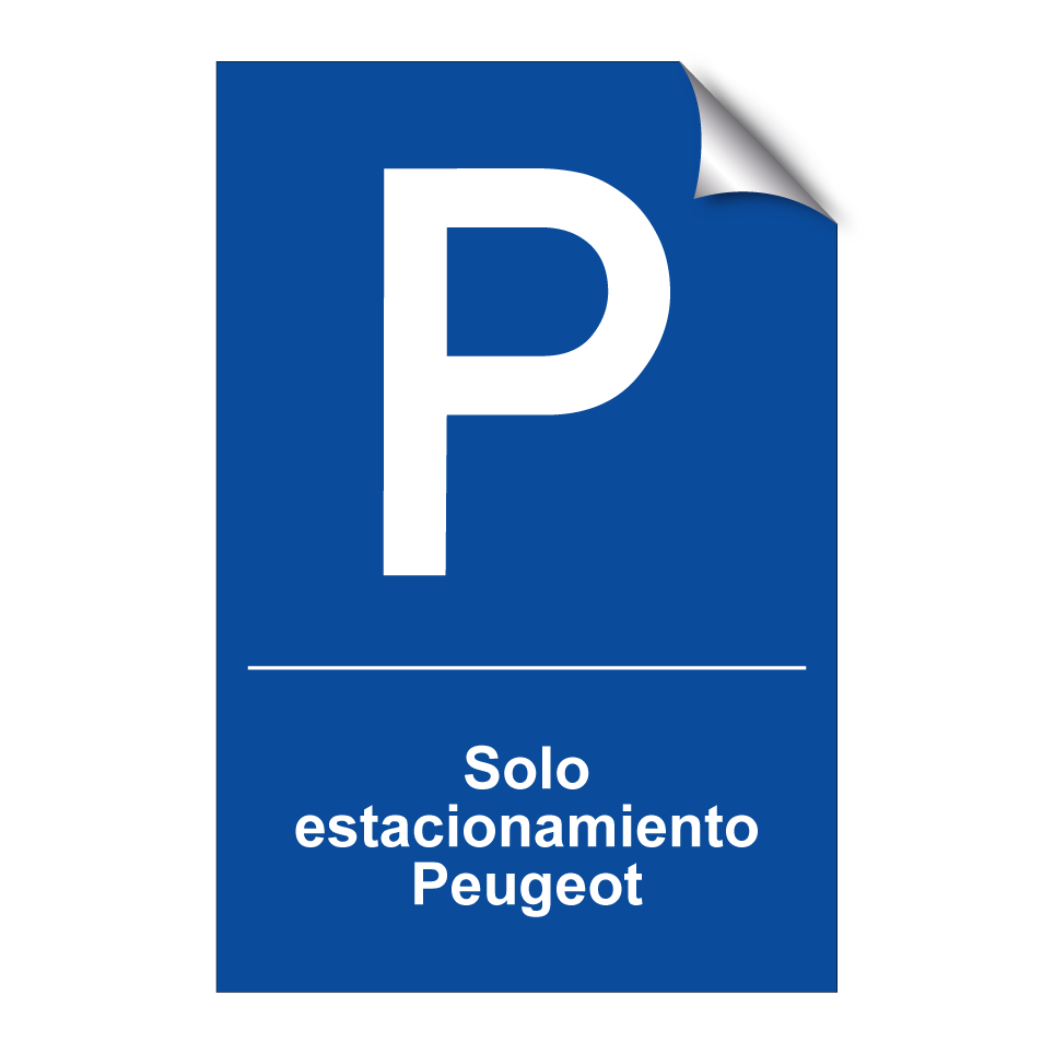 Solo estacionamiento Peugeot