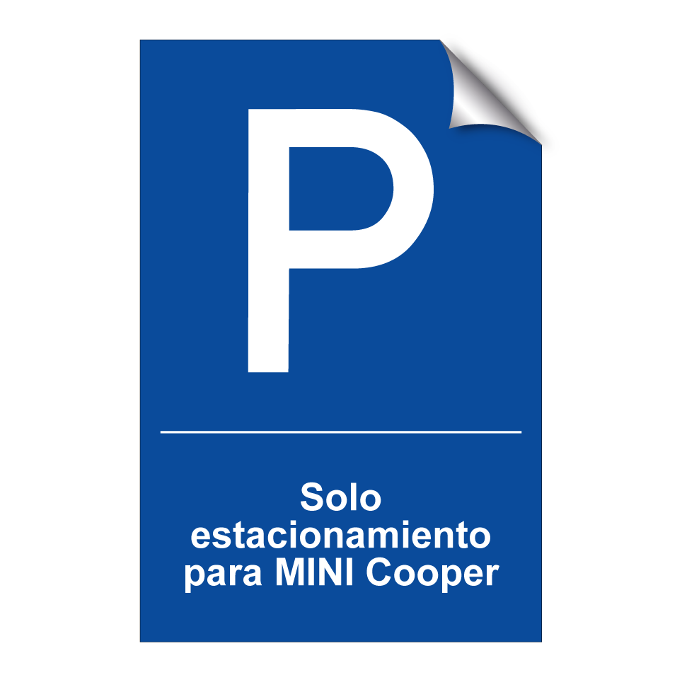 Solo estacionamiento para MINI Cooper