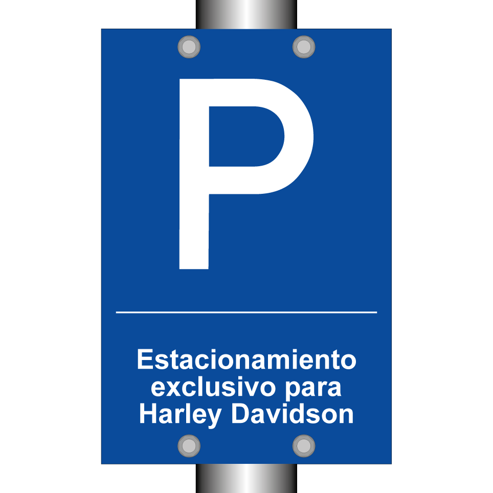 Estacionamiento exclusivo para Harley Davidson