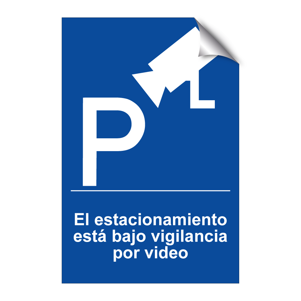El estacionamiento está bajo vigilancia por video