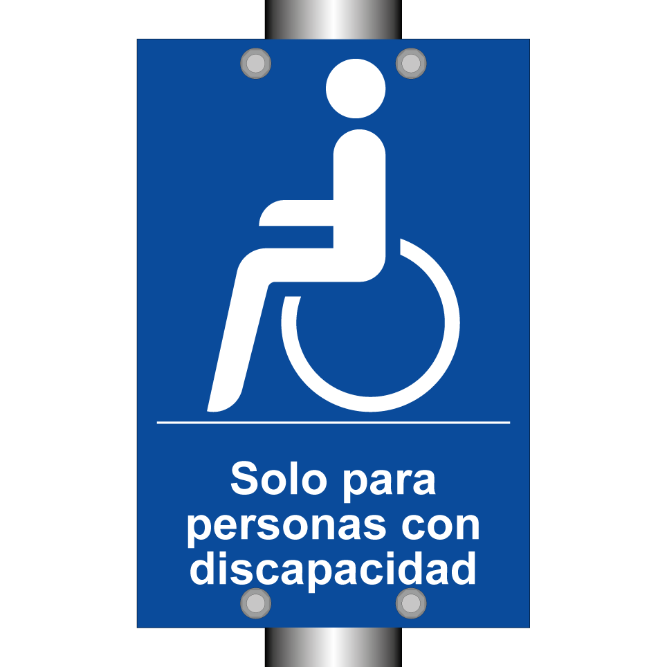 Solo para personas con discapacidad