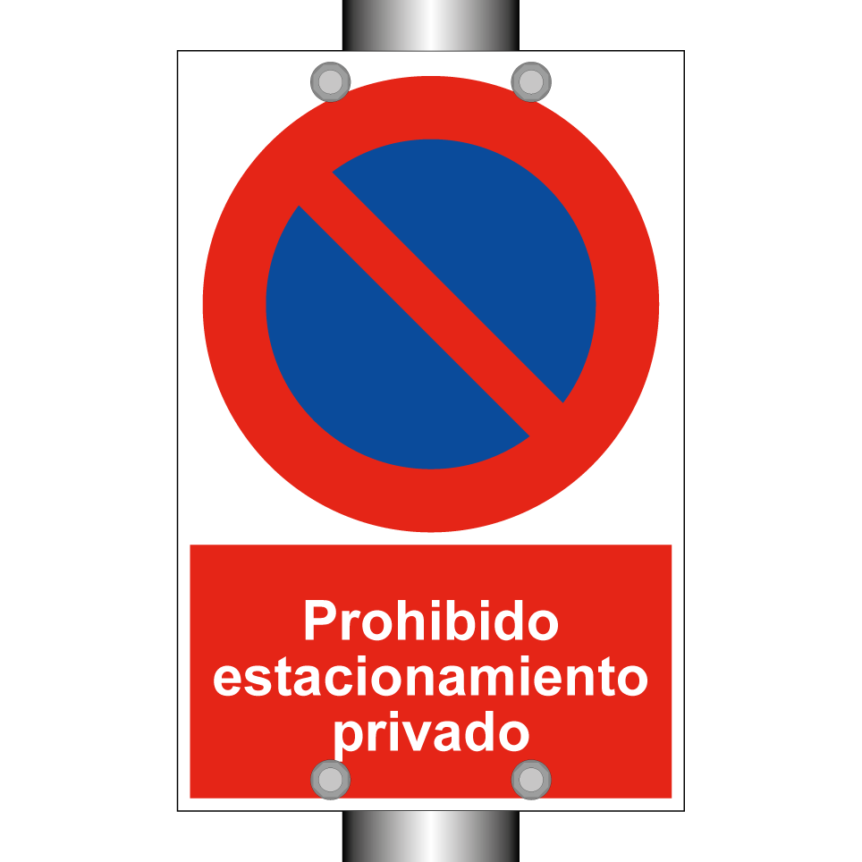 Prohibido estacionamiento privado