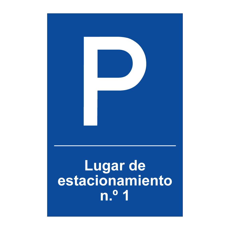Lugar de estacionamiento No. 1