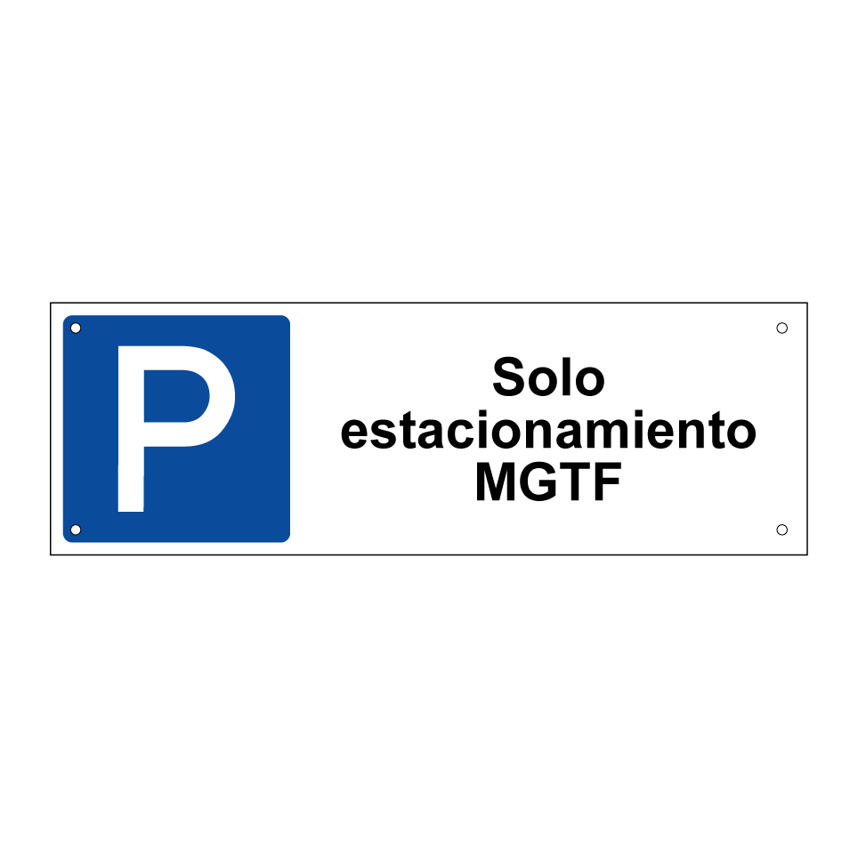 Solo estacionamiento MGTF
