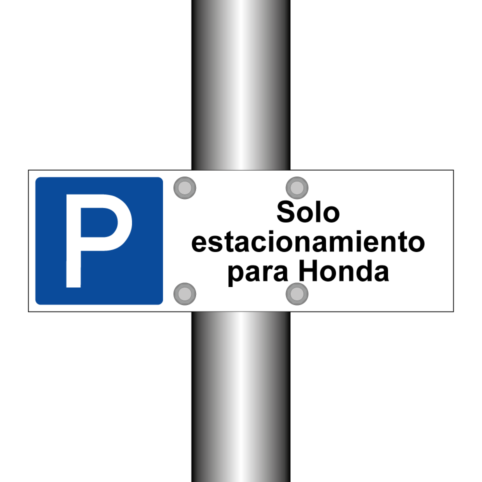 Solo estacionamiento para Honda