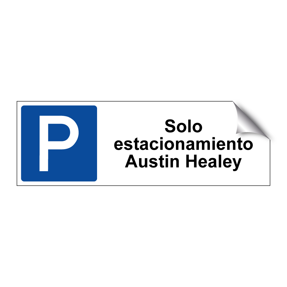 Solo estacionamiento Austin Healey