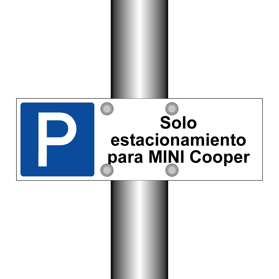 Solo estacionamiento para MINI Cooper