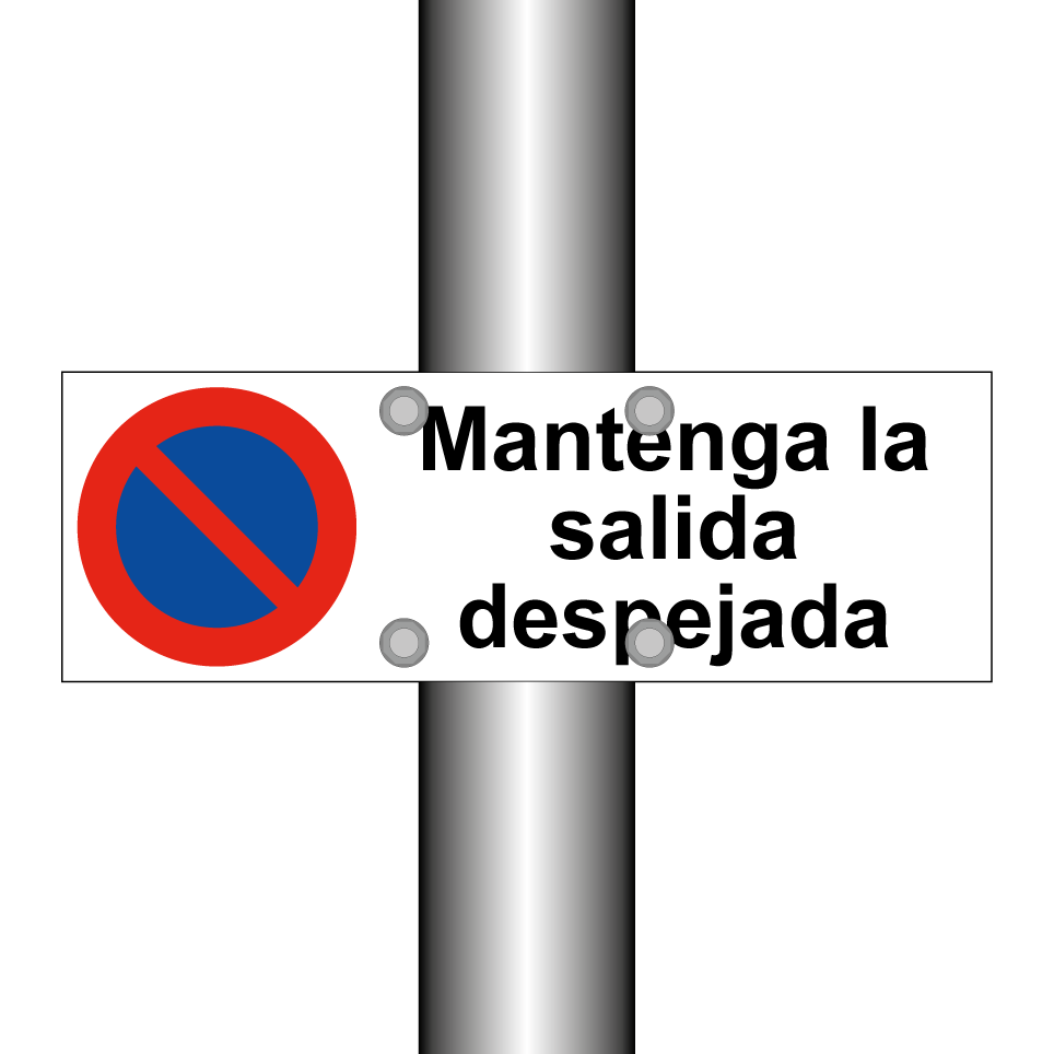 Mantenga la salida despejada