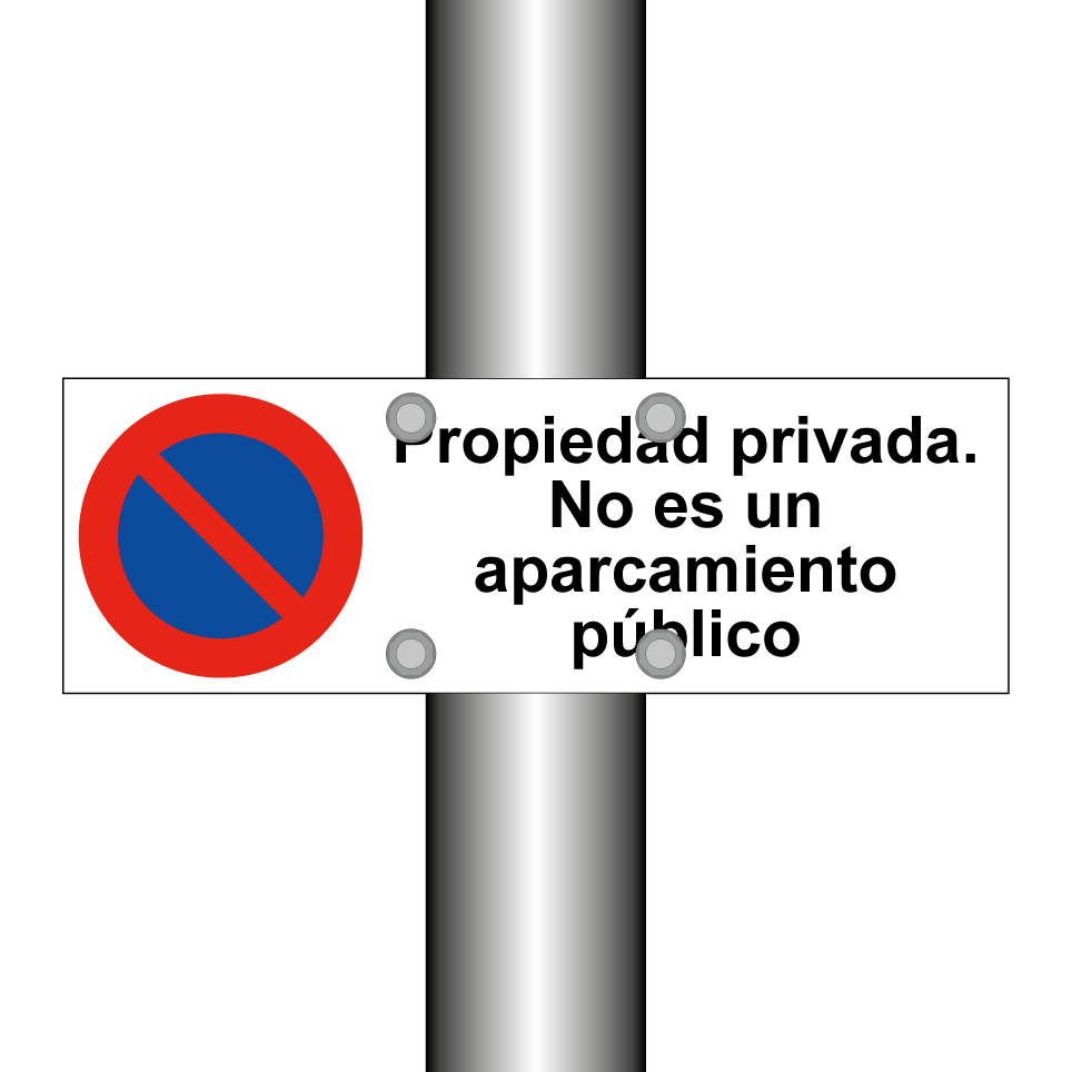 Propiedad privada. No es un aparcamiento público