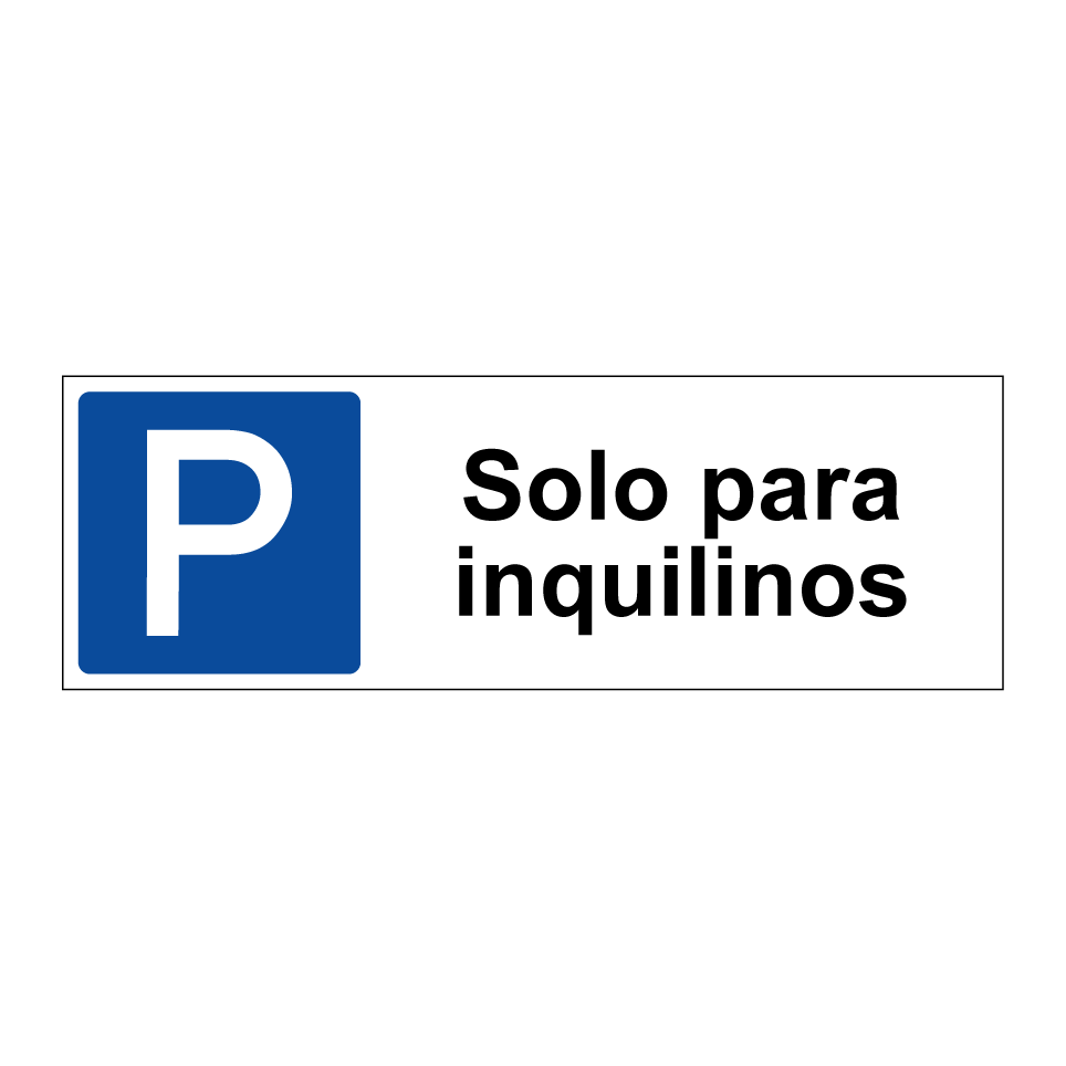 Solo para inquilinos