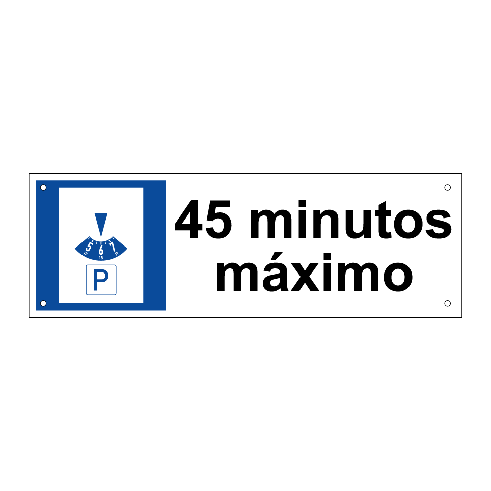 45 minutos máximo