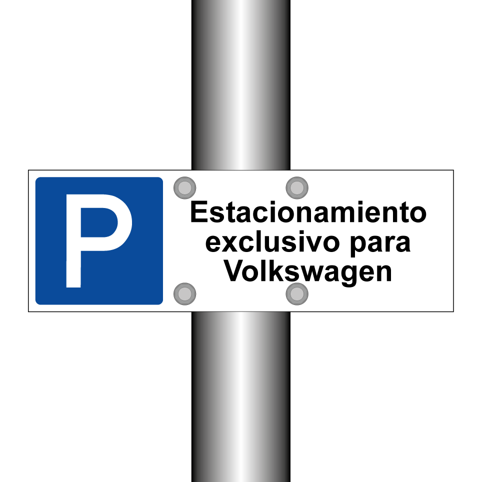 Estacionamiento exclusivo para Volkswagen