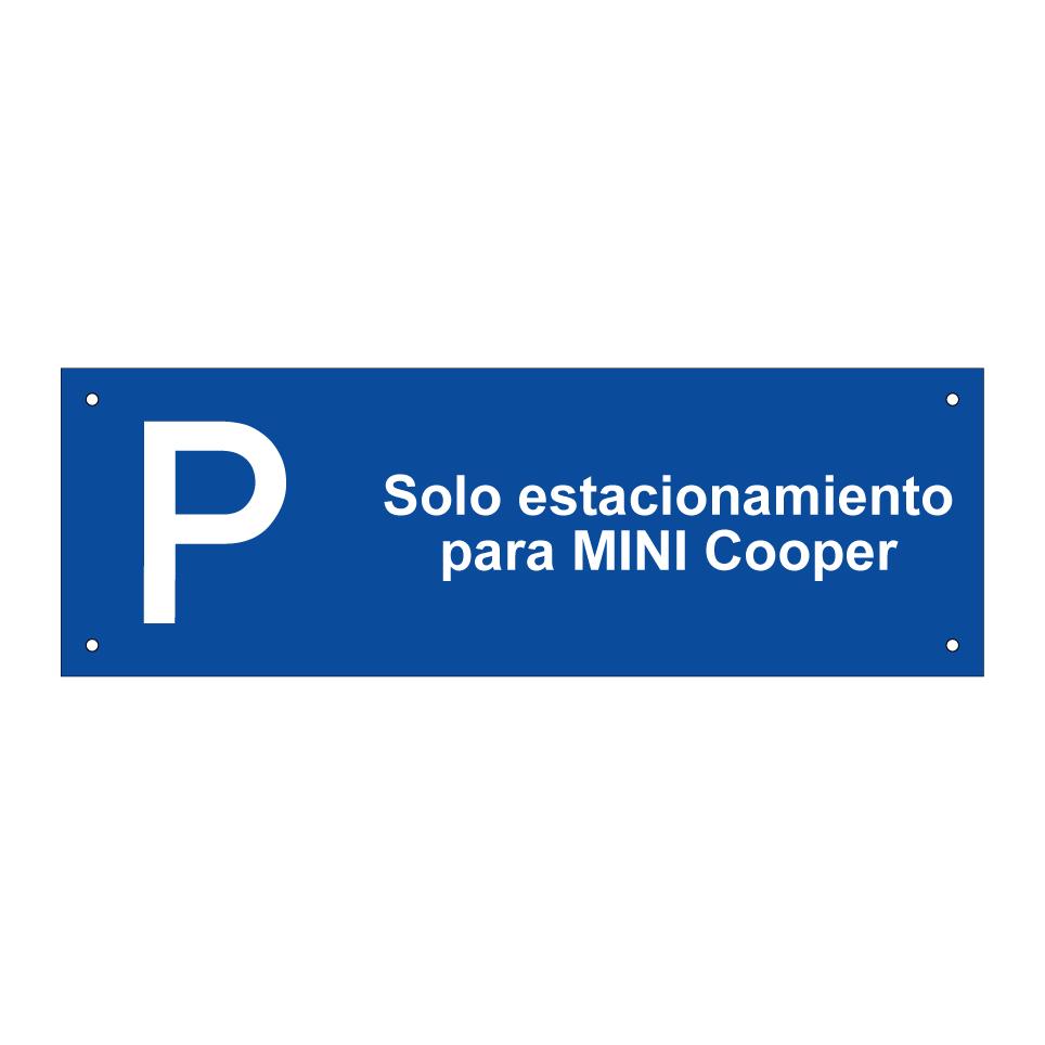 Solo estacionamiento para MINI Cooper