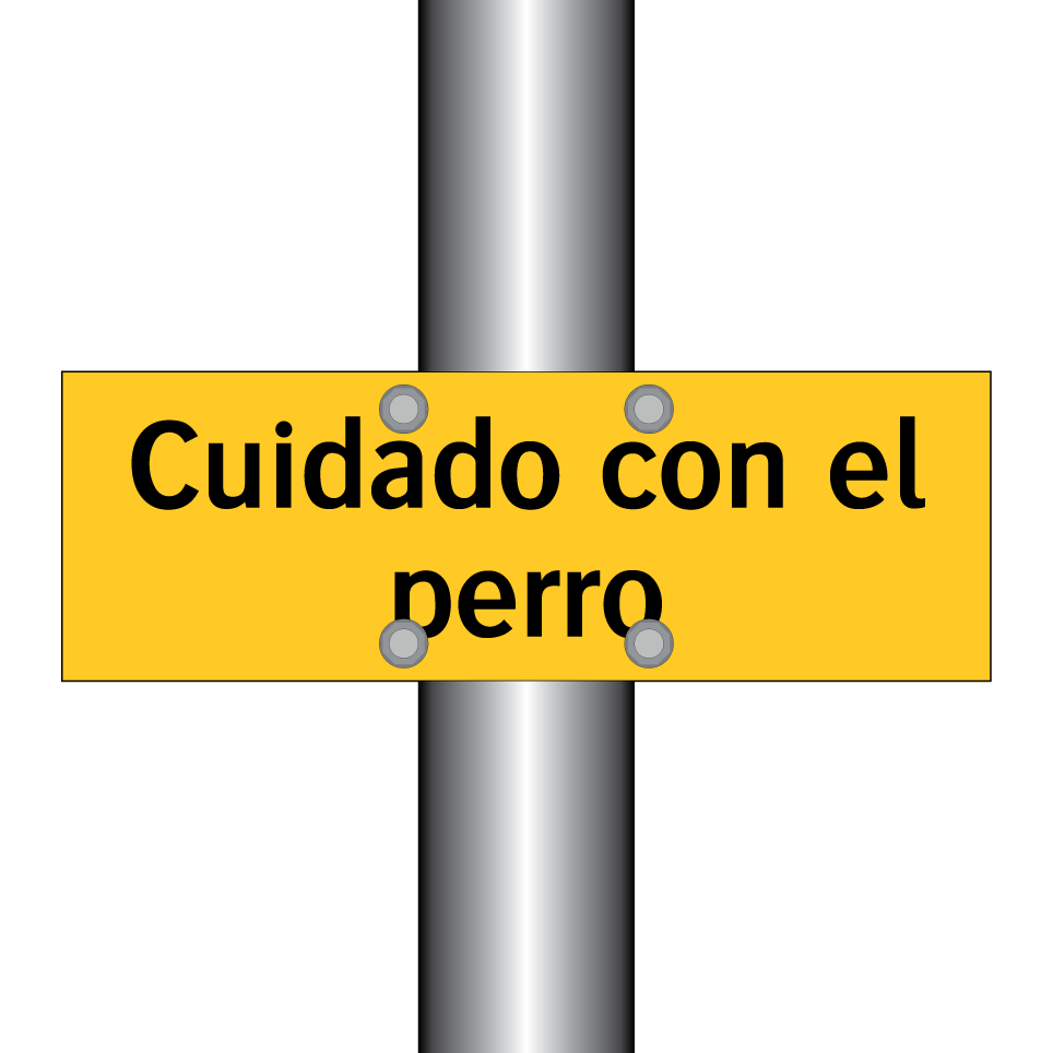 Cuidado con el perro