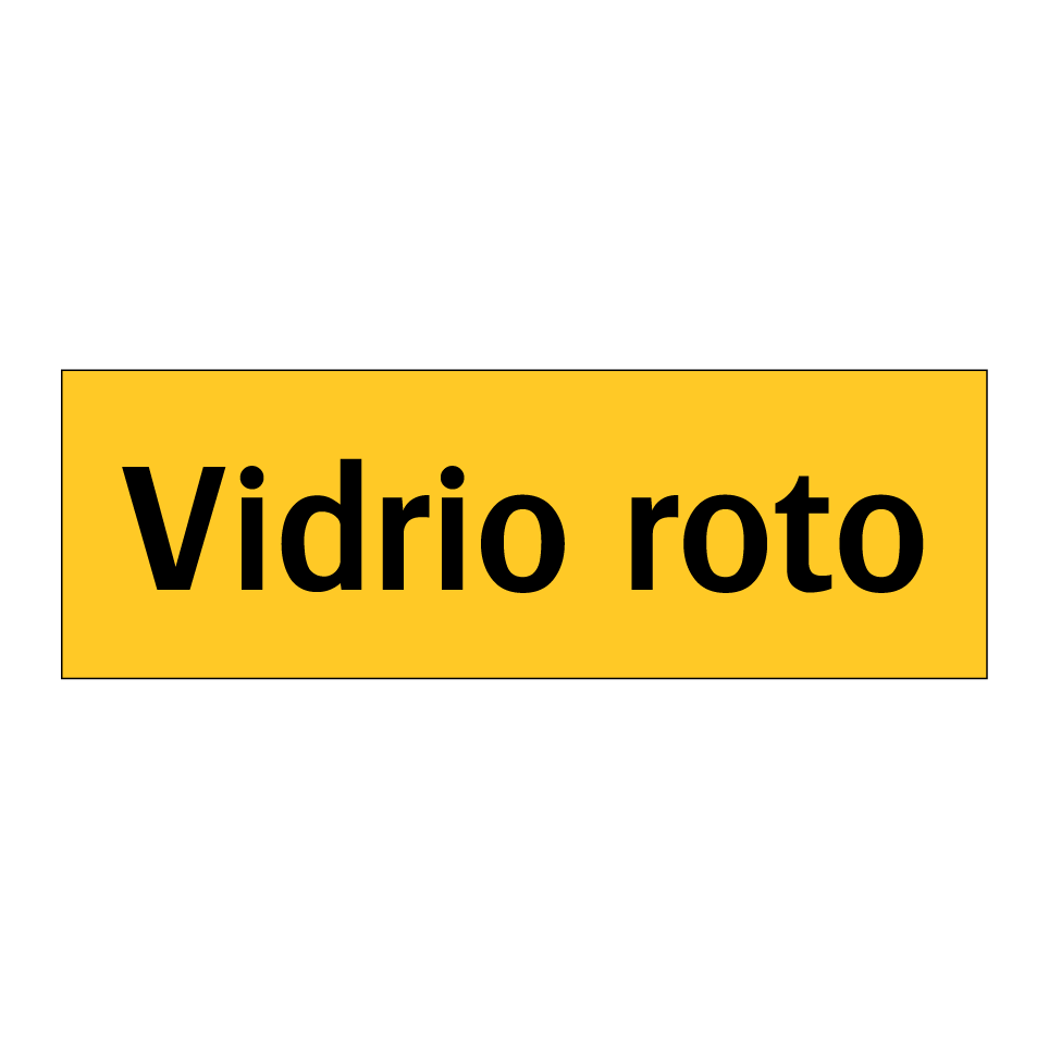 Vidrio roto