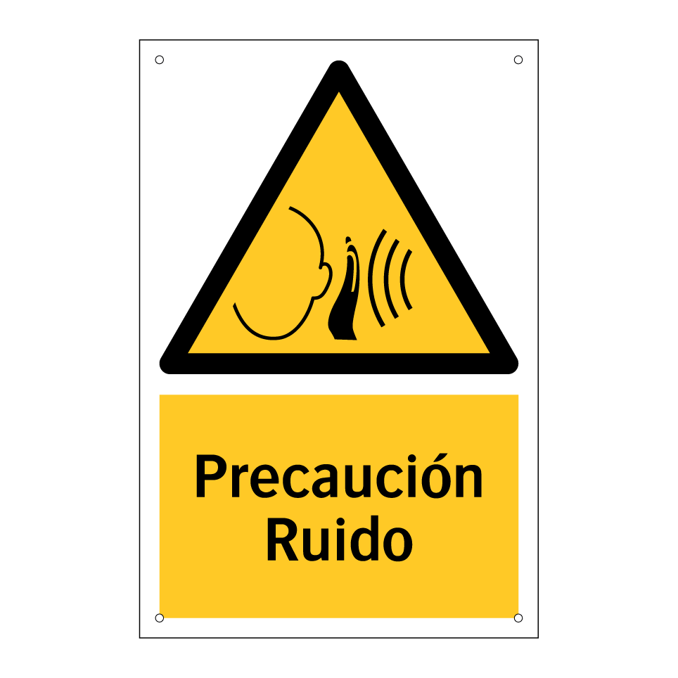 Precaución Ruido