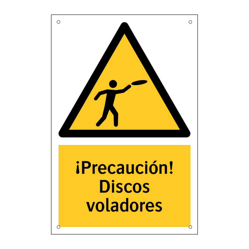 ¡Precaución! Discos voladores