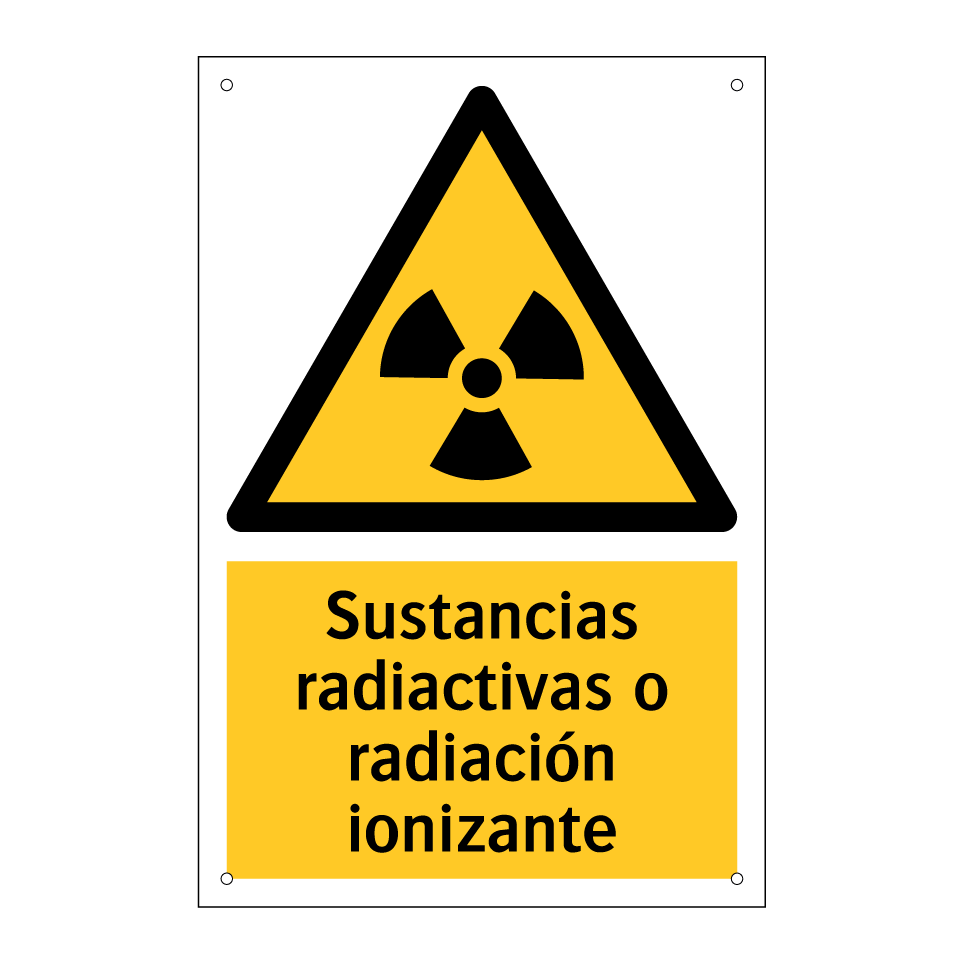 Sustancias radiactivas o radiación ionizante