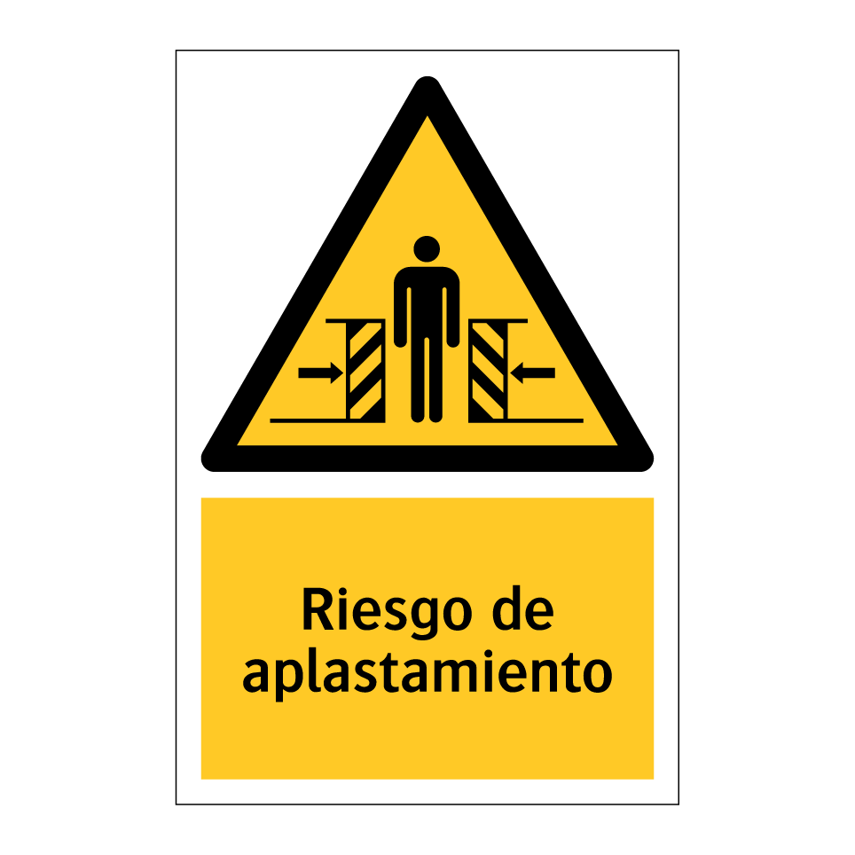 Riesgo de aplastamiento